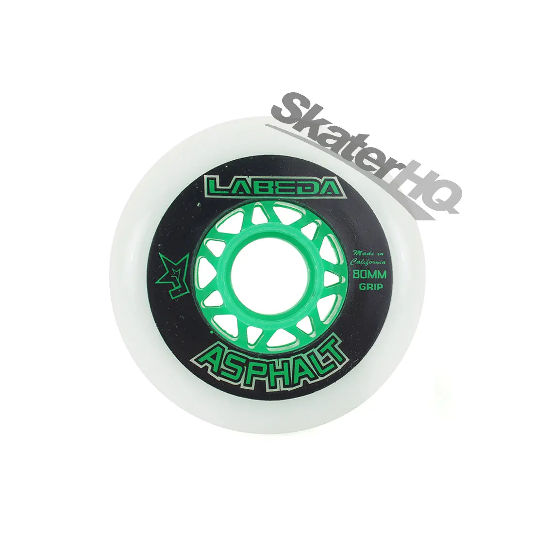 Labeda Asphalt Grip 80Mm 83A Single - White/Green 1