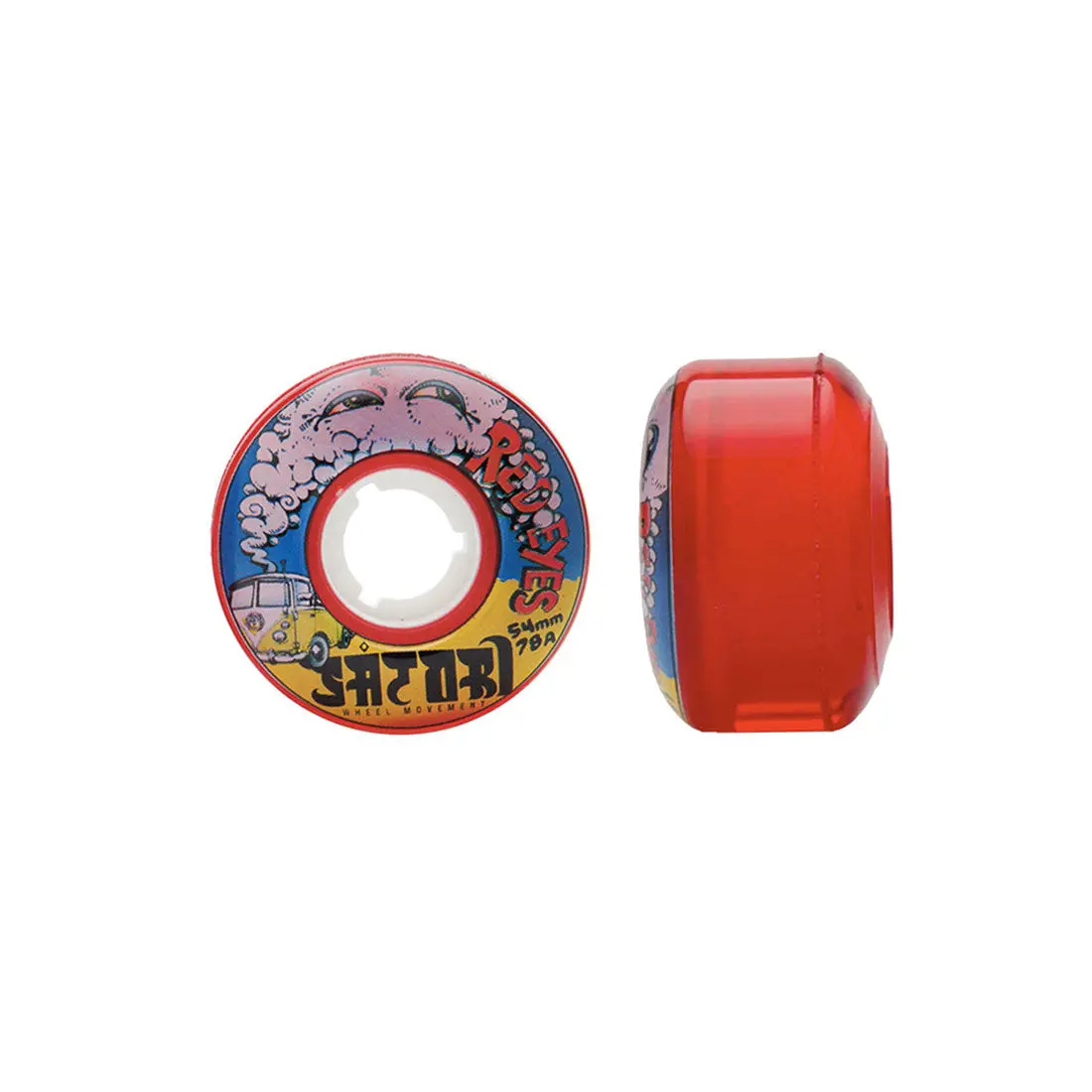 Satori Red Eye 54Mm 78A 4Pk - Clear Red 1