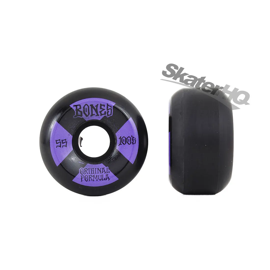 Bones Og 100S V5 Sidecut 55Mm - Black/Purple 1
