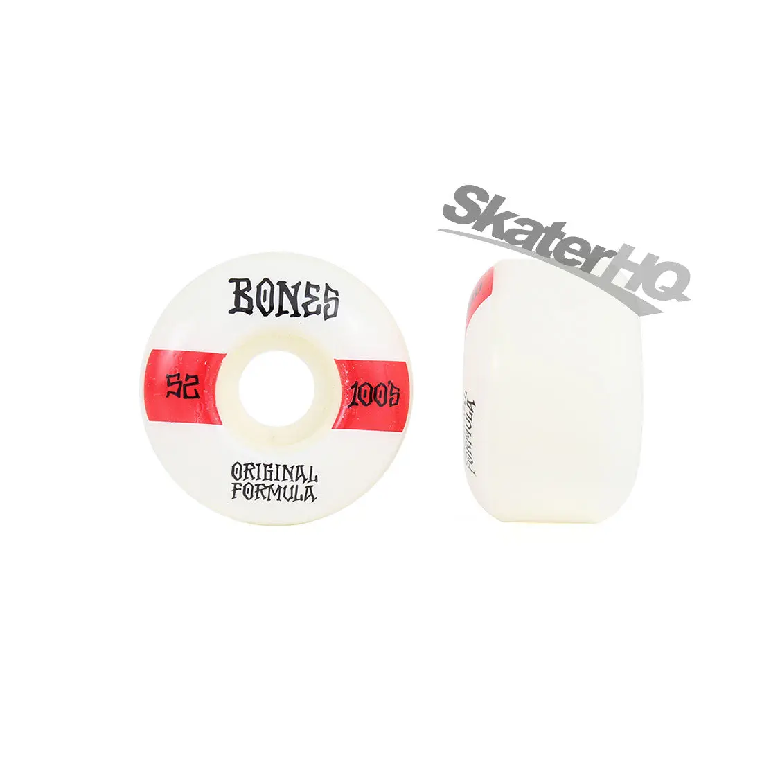 Bones Og 100S V4 Wide 52Mm - White/Red 1