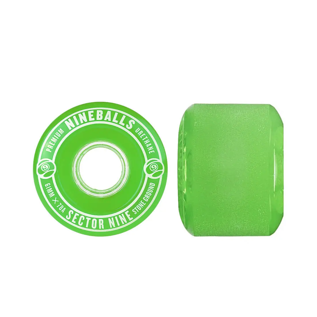 Sector 9 Nineballs 61Mm 78A 4Pk - Green 1