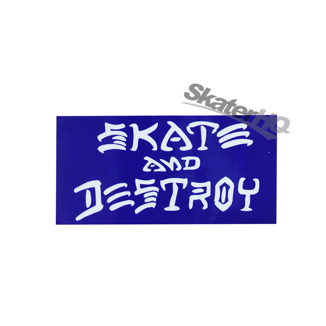Thrasher Skate & Destroy Sticker - Blue 1