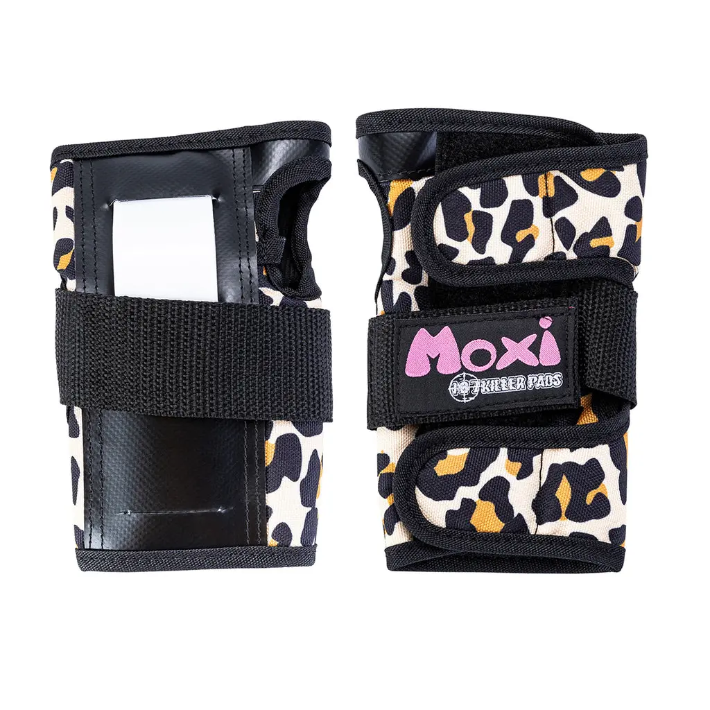 187 Wrist Guards - Moxi Leopard 1