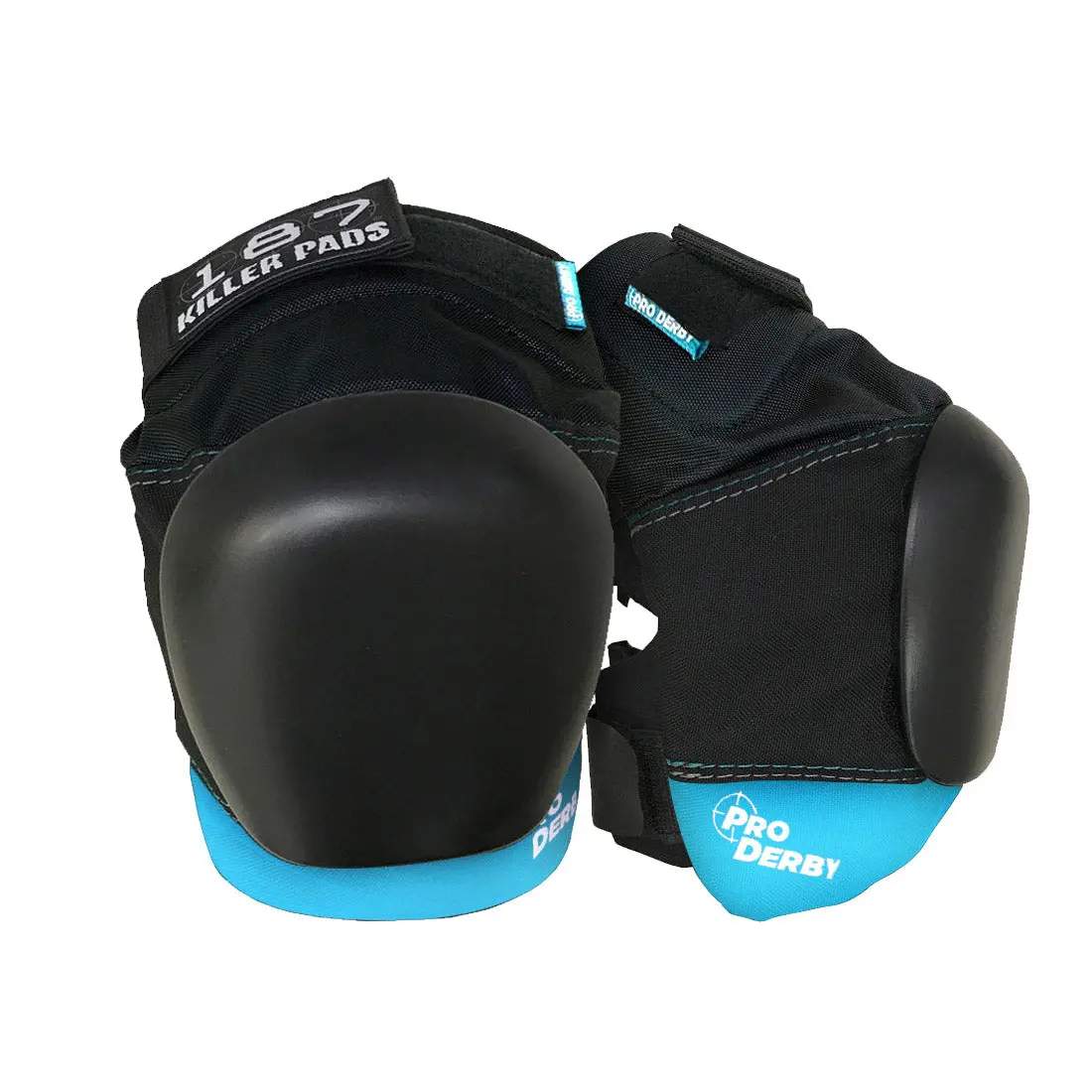 187 Pro Derby Knee - Black/Blue 1