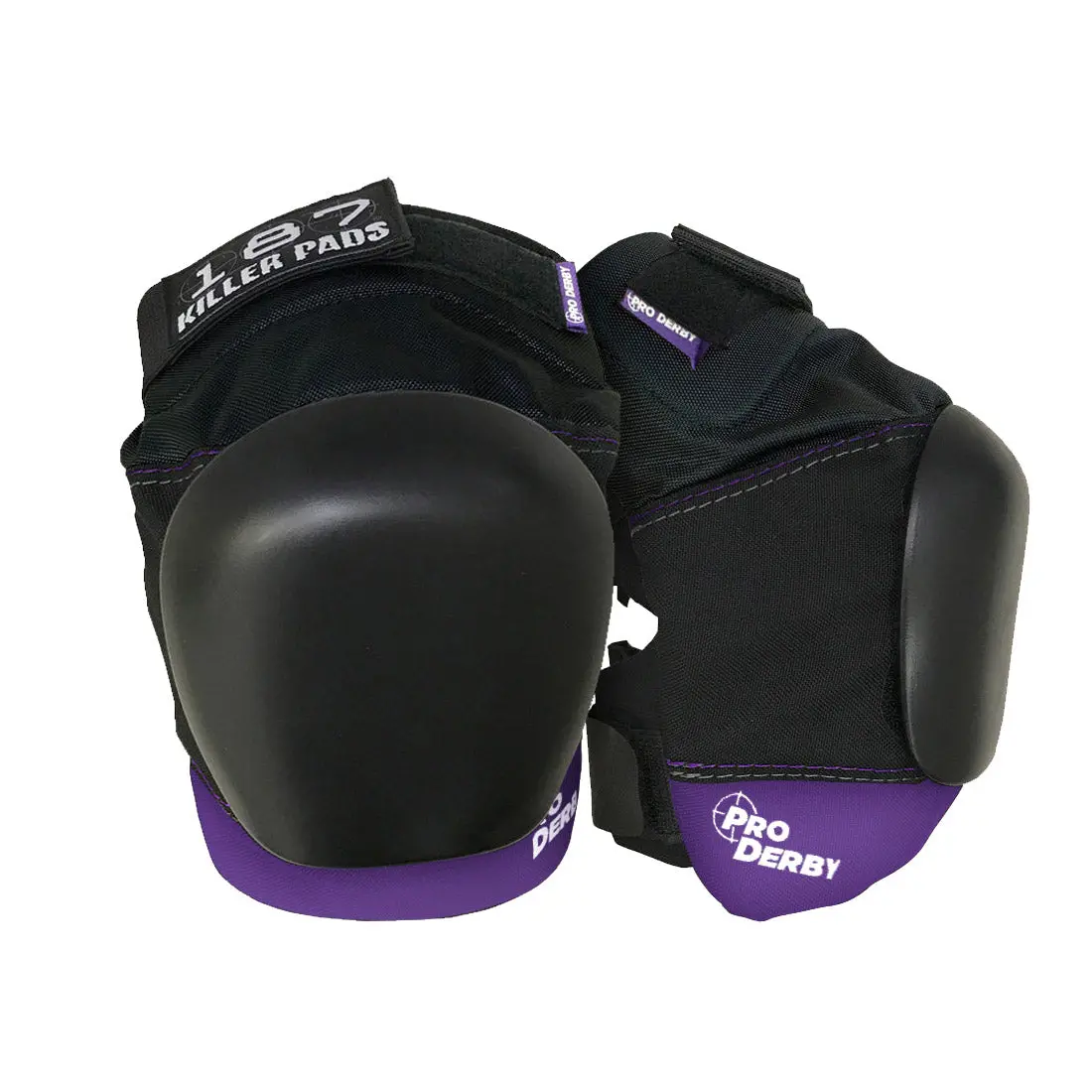 187 Pro Derby Knee - Black/Purple 1