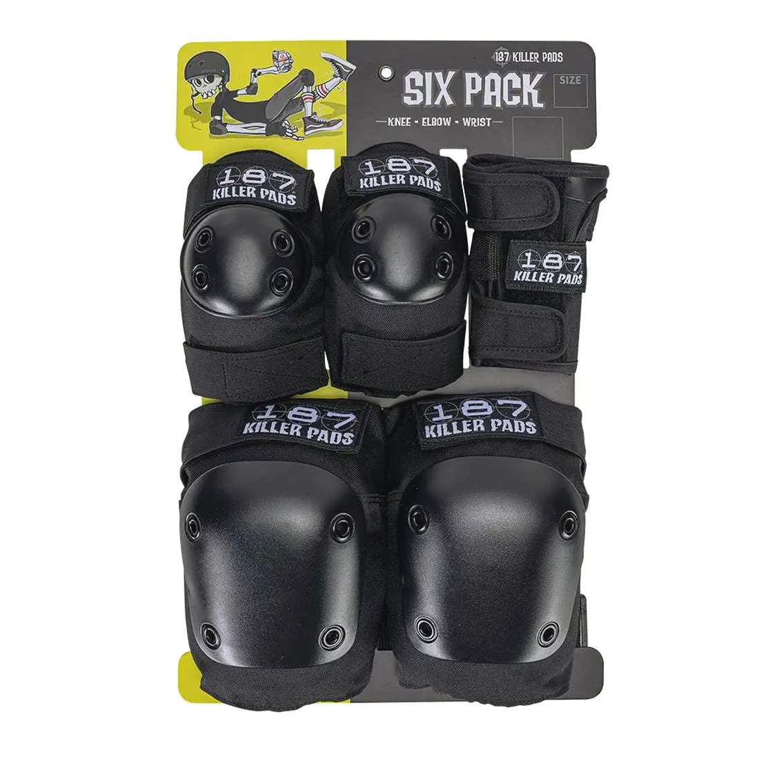 187 Six-Pack Adult - Black 1