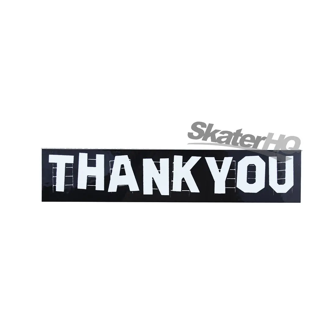 Thank You Hollywood Logo Sticker - Black/White 1