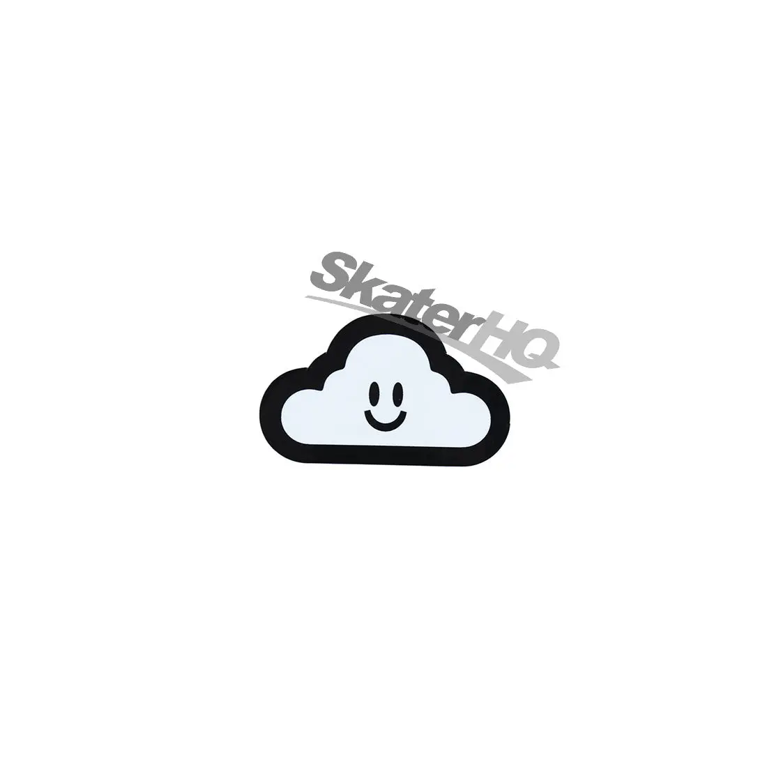 Thank You Cloudy Sticker - Black/White 1