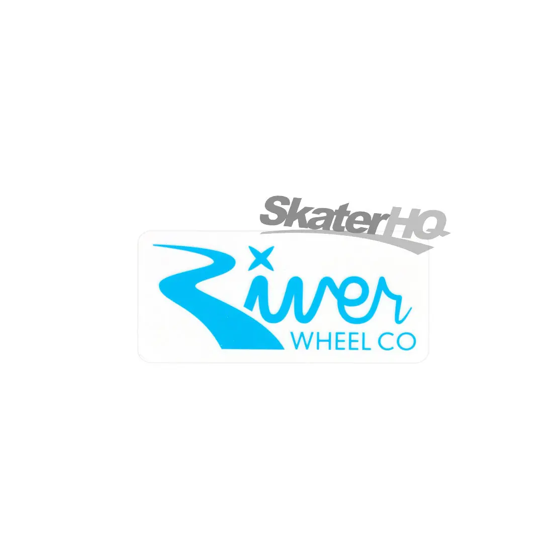 River Wheel Rectangle Sticker - Small 1