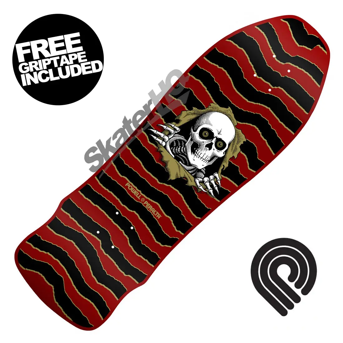 Powell Peralta Geegah Ripper 9.75 Deck - Maroon 1