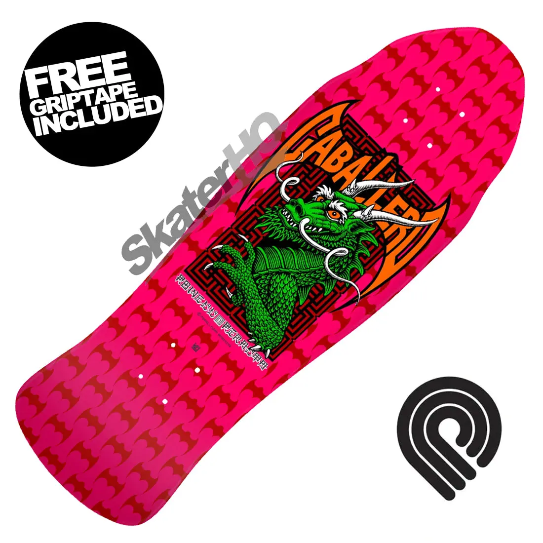 Powell Peralta Cab Street Dragon 9.625 Deck - Hot Pink 1