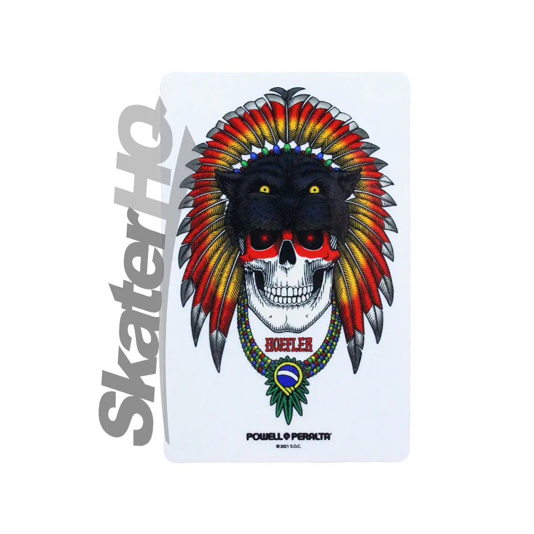 Powell Peralta Hoefler Skull Sticker 1