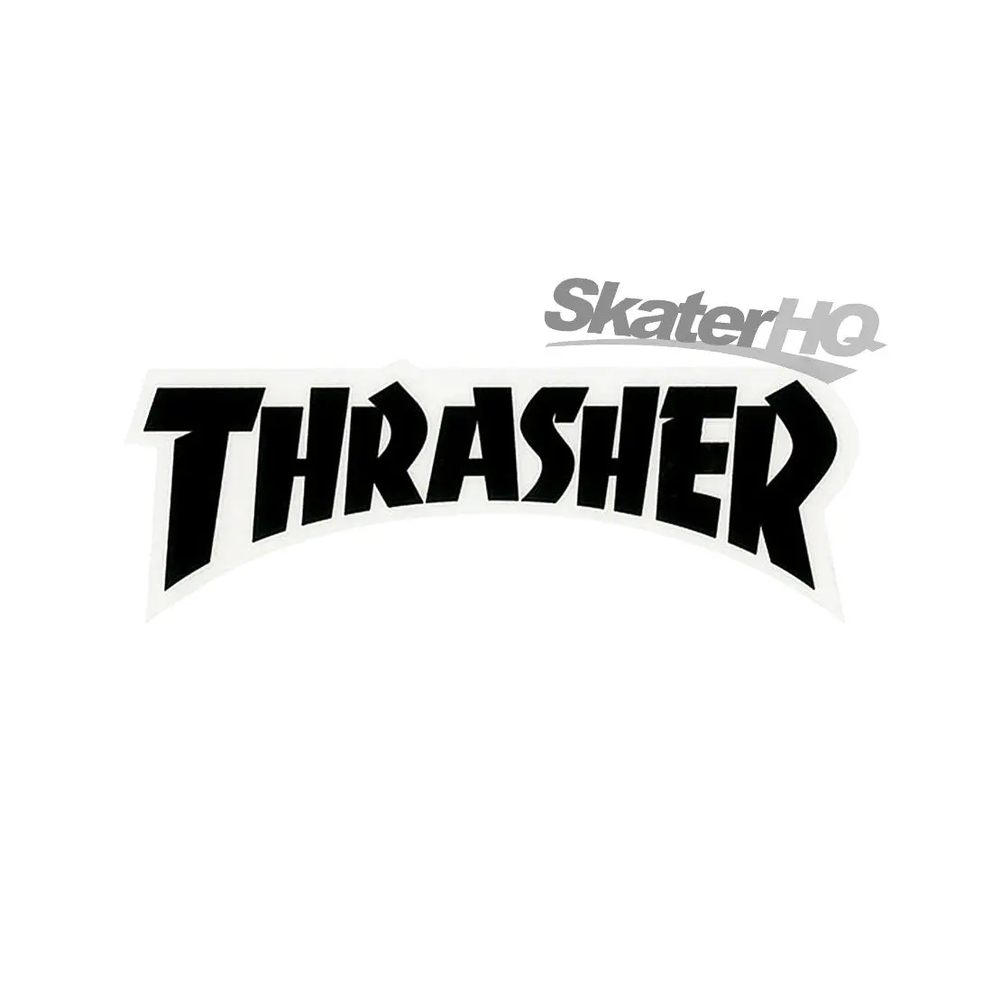 Thrasher Logo Mono Sticker - Black 1
