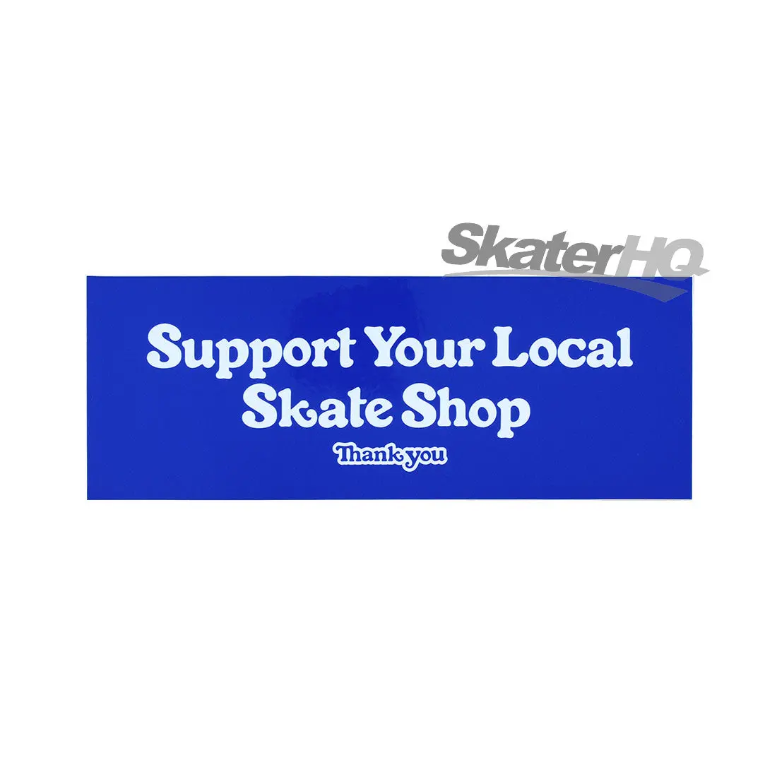 Thank You Support Bumper Sticker - Blue 1