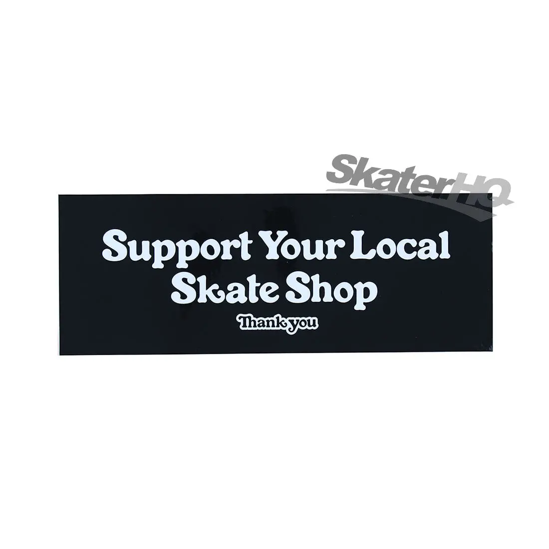 Thank You Support Bumper Sticker - White 1