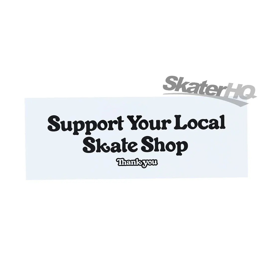 Thank You Support Bumper Sticker - Black 1