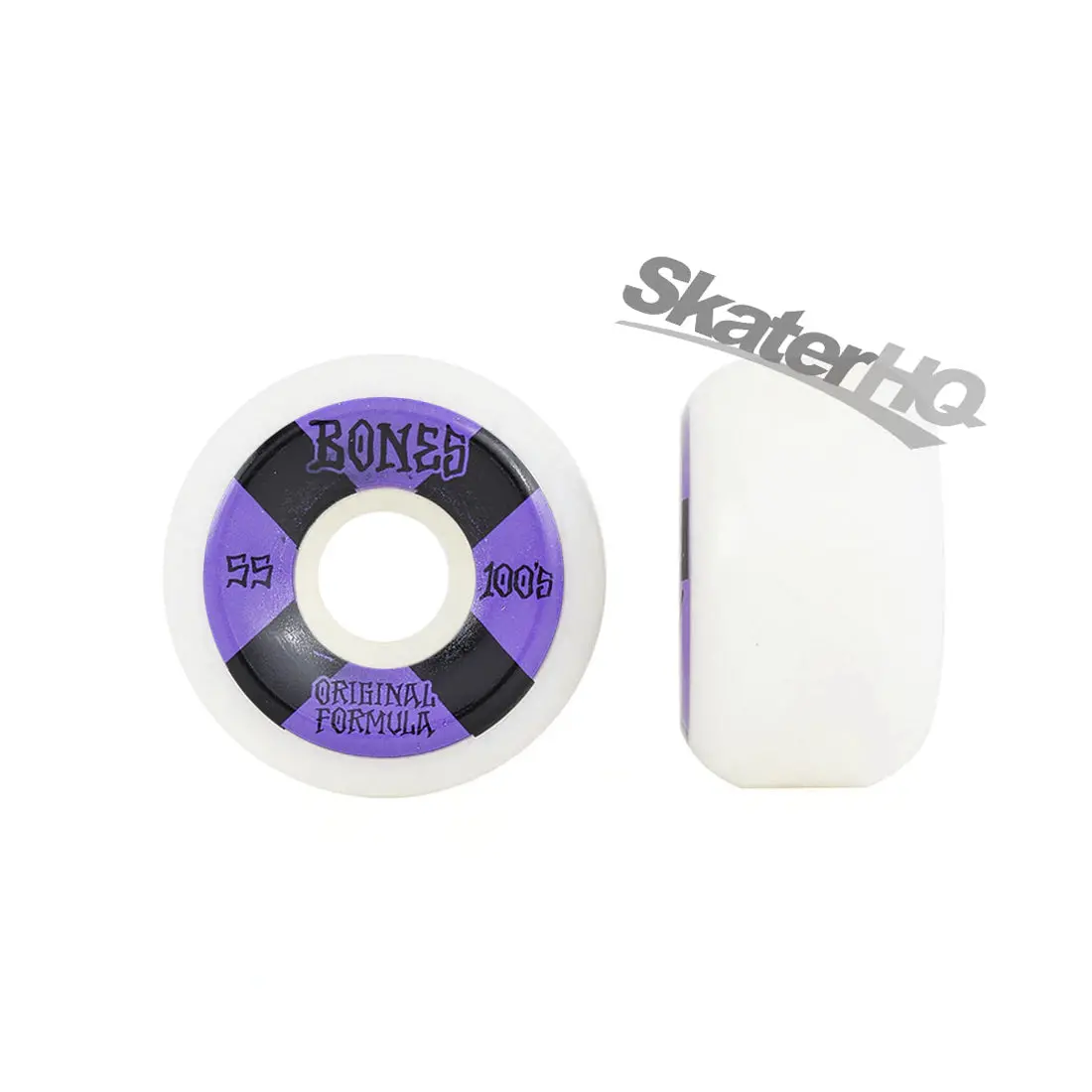 Bones Og 100S V5 Sidecut 55Mm - White/Purple 1