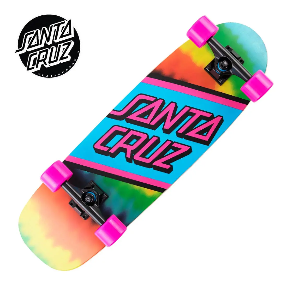 Santa Cruz Rainbow Tie Dye 29 Street Cruzer Complete 1