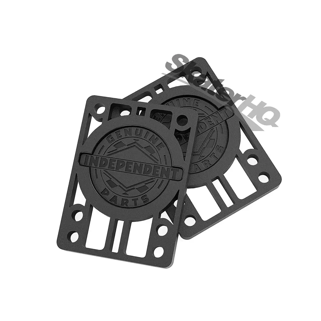 Independent 1/4 Hard Risers 2Pk - Black 1