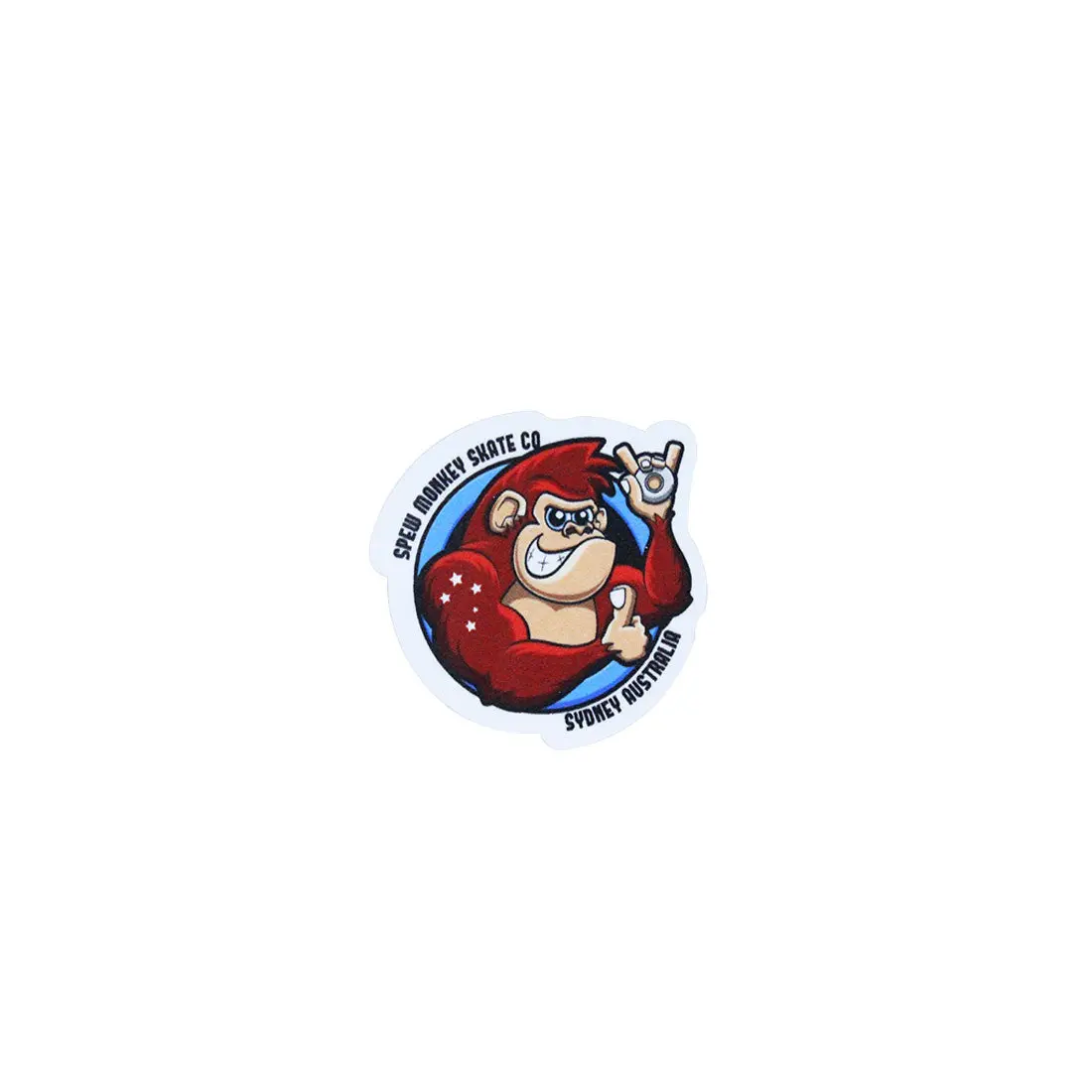 Spew Monkey Skate Co Sticker - Mini 1