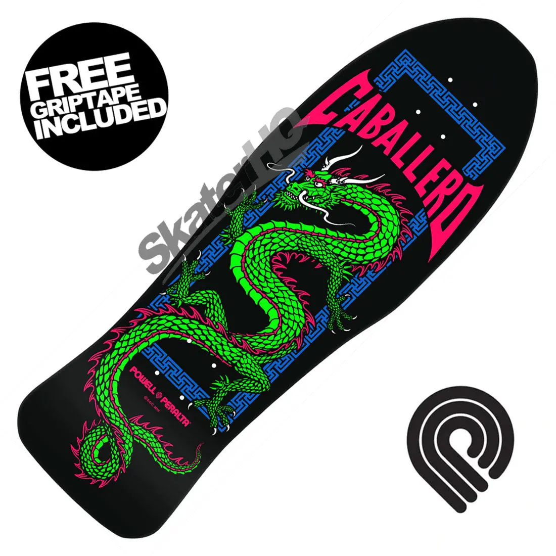 Powell Peralta Cab Chinese Dragon 10.0 Deck - Blacklight 1