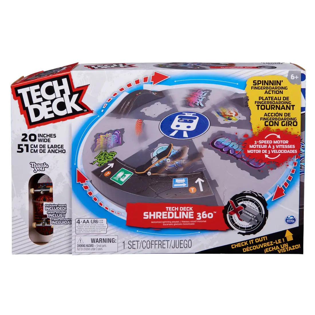 Tech Deck Shredline 360 Turntable Set 1