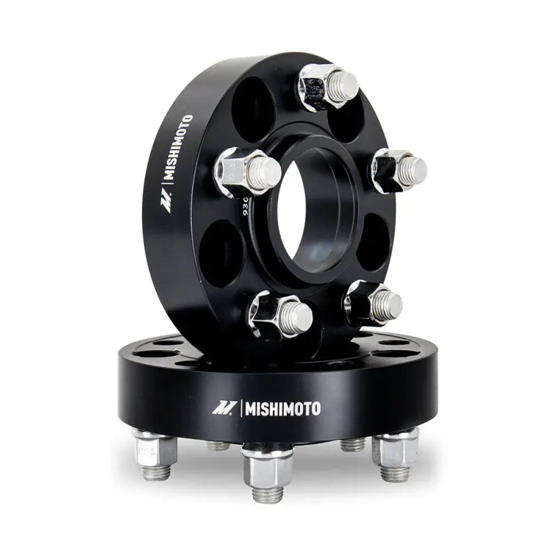 Mishimoto Wheel Spacers - 5X114.3 / 70.5 / 25 / M14 - Black 1