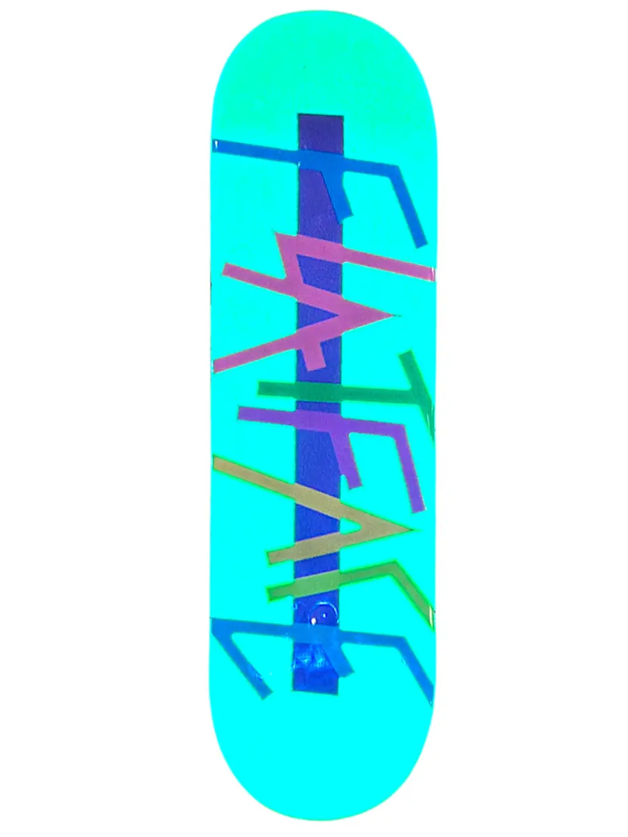 Flatface Prototype Fingerboard Deck - Neon Diner 1