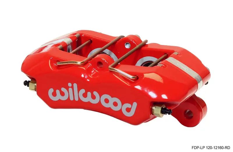 Wilwood Caliper-Dynapro Low-Profile 5.25In Mount - Red 1.12In Pistons .81In Disc 1