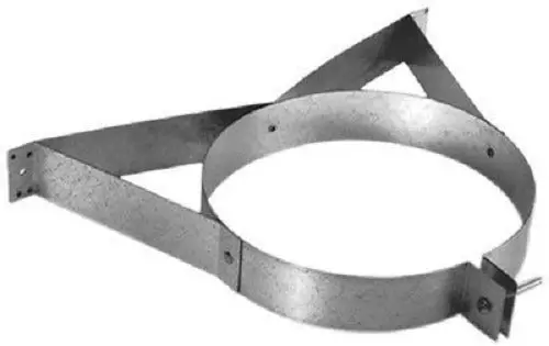 Duravent 6Dp-Ws 9068 6" Duraplus Chimney Pipe Wall Support Bracket / Strap - Quantity Of 3 1