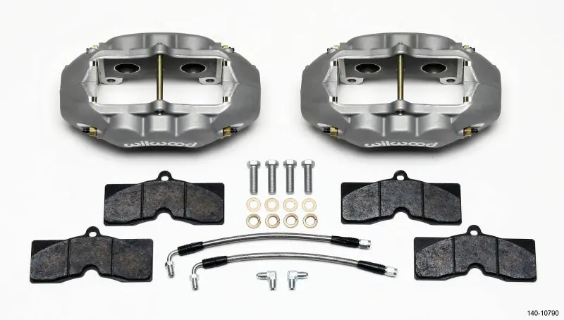 Wilwood D8-4 Rear Caliper Kit Clear Corvette C2 / C3 65-82 1