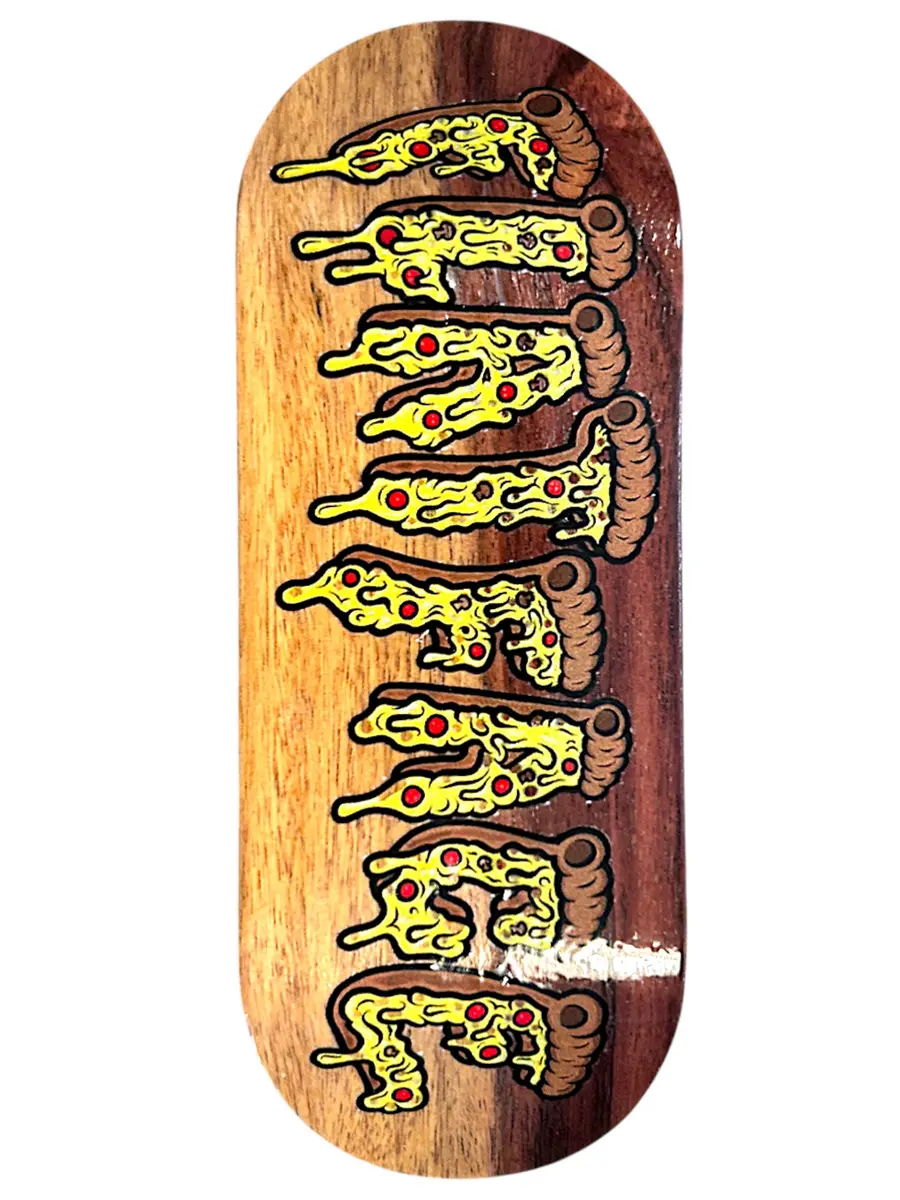 Flatface G16 Fingerboard Deck - Two Tone Pizza 1