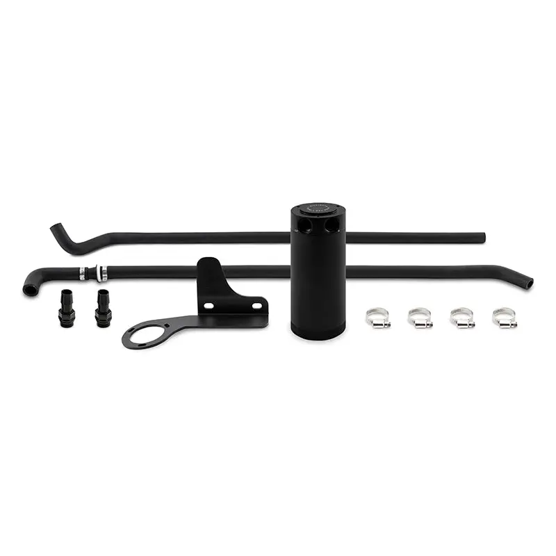 Mishimoto 07-13 Mazda Mazdaspeed3 Baffled Oil Catch Can Kit - Black (Pcv Side) 1
