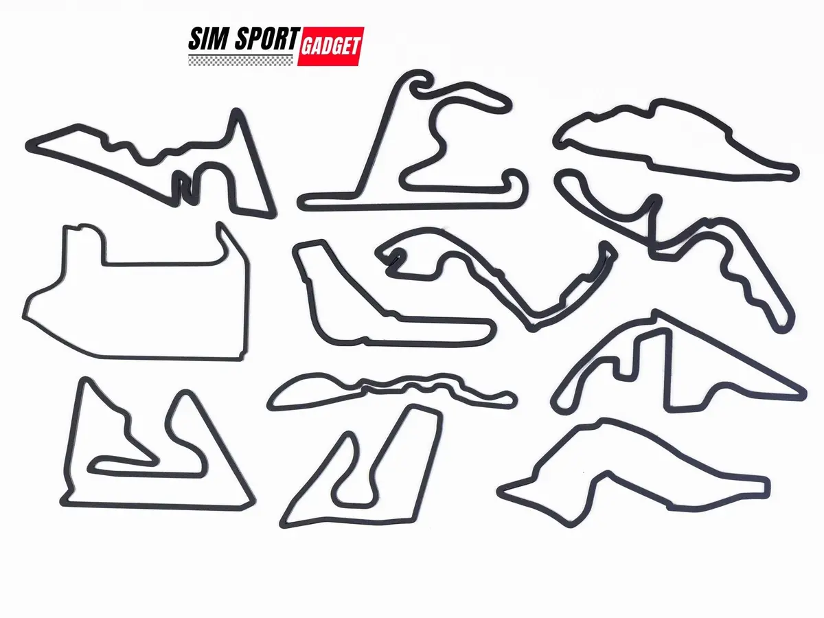 2025 Formula 1 Track Decor - Individual Track - 100Mm / 4 Inches 2