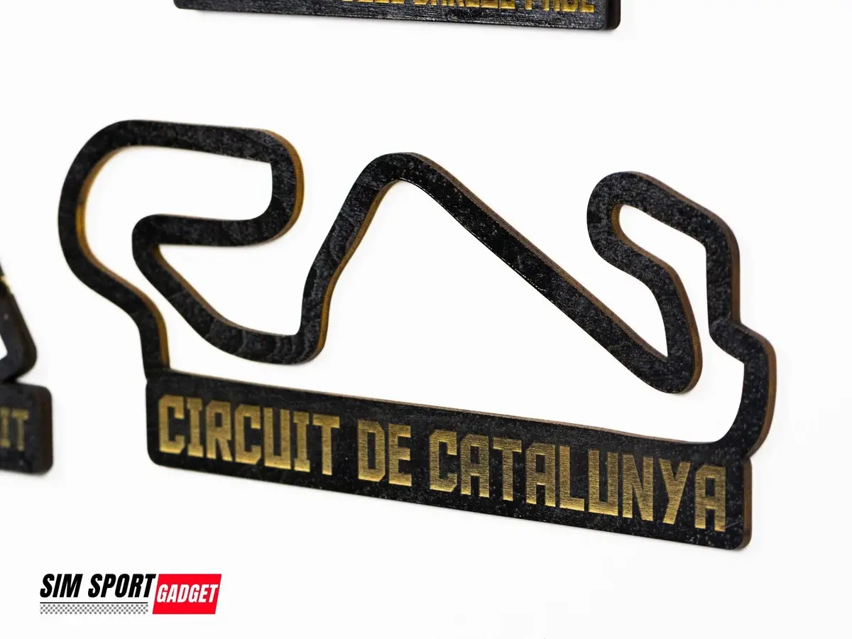 2025 Formula 1 Track Wood Decor - Individual Track 1
