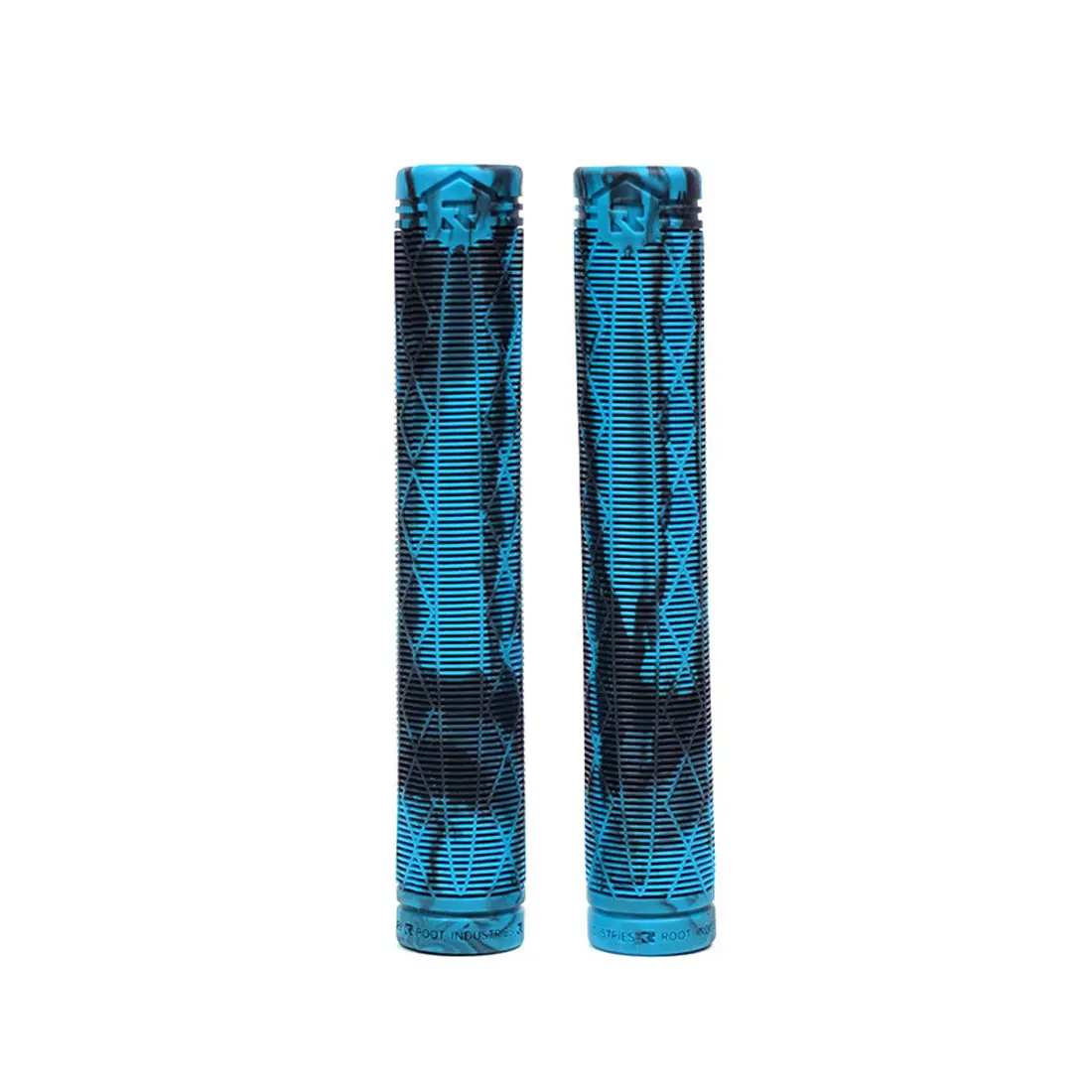 Root Industries Fractal Grips - Black/Blue 1