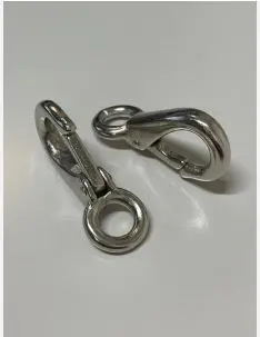 Brass Nickel, Snap Hooks #249 (2072) 1