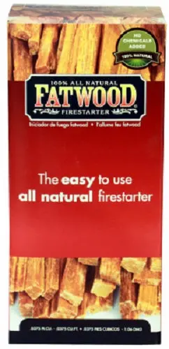 Fatwood 9983 1.5 Lb Box Of Pine Wood Fire Starter - Quantity Of 16 1