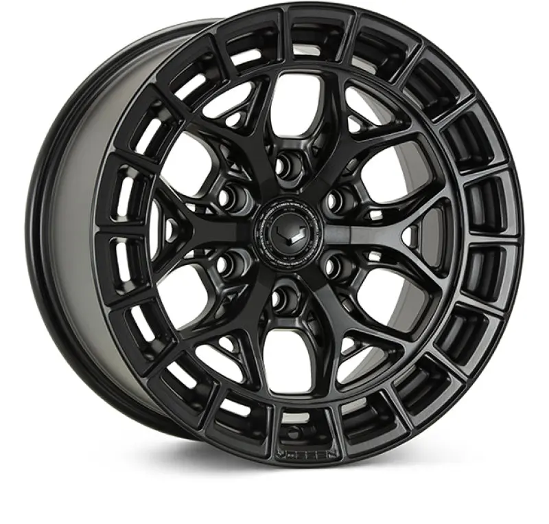Vossen Hfx-6 22X10 - 6X139.7 - Et-18 - Super Deep - 106.1 - Satin Black Wheel 1