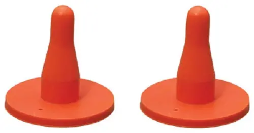 Fairchild Industries 981-2 2-Pack Screw Top Bottle Calf / Lamb Replacement Bottle Nipples - Quantity Of 24 1