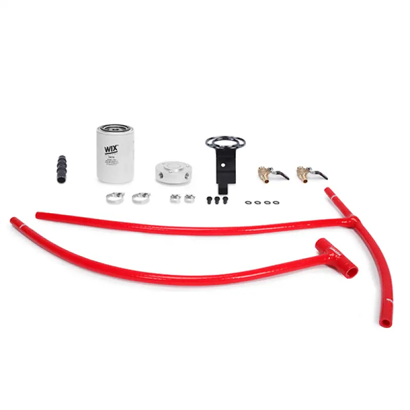 Mishimoto 03-07 Ford 6.0L Powerstroke Coolant Filtration Kit - Red 1