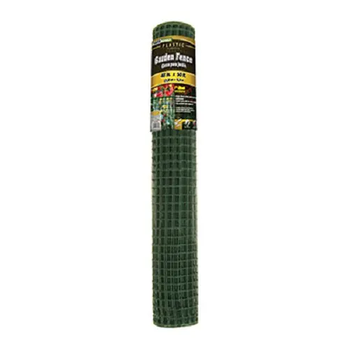 Midwest Air 889252A 4' X 50' Green Plastic Garden Fence - Quantity Of 4 1