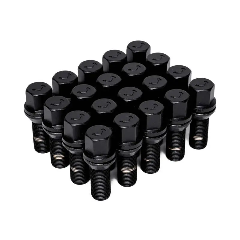 Vossen Lug Bolt - 14X1.25 - 30Mm - 17Mm Hex - Cone Seat - Black (Set Of 20) 1