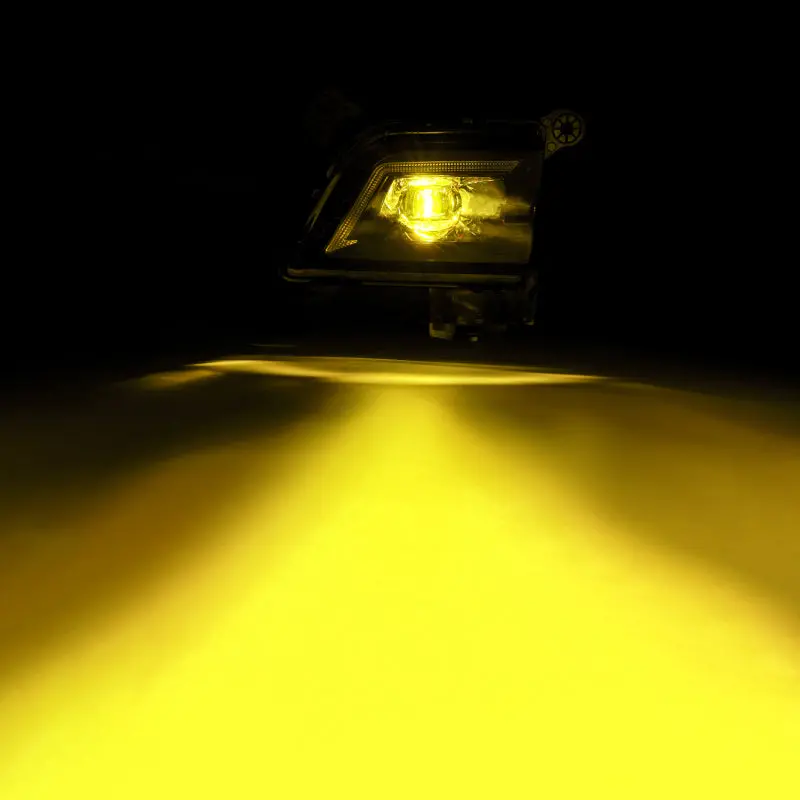 Alpharex 19-23 Chevrolet Silverado 2500/3500Hd Doubletap Dual Color Led Projector Fog Lights 2