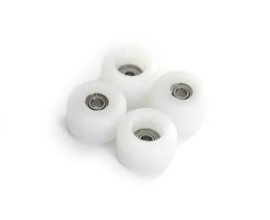 Flatface Fingerboard G4 Bearing Wheels - White 1