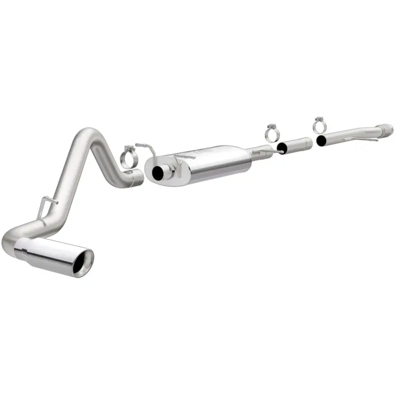 Magnaflow 14 Chevy Silverado V8 5.3L Cc/Ec Cab Single P/S Rear Exit Stainless Cat Back Perf Exhaust 1