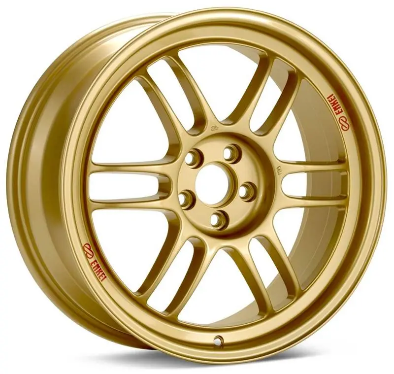 Enkei Rpf1 18X8 5X100 45Mm Offset 56Mm Bore Gold Wheel 02-10 Wrx & 04 Sti 1