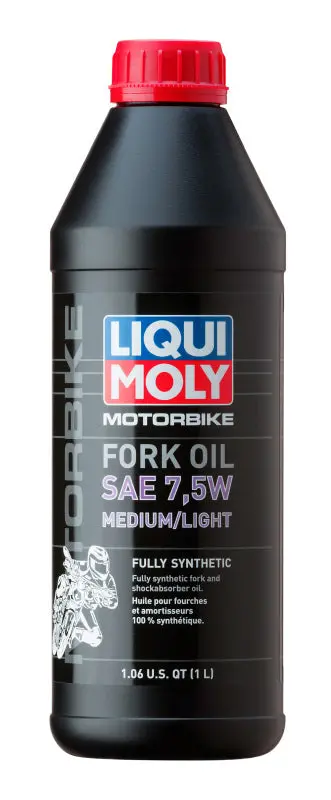 Liqui Moly 1L Motorbike Fork Oil Sae 7.5W Medium/Light 1