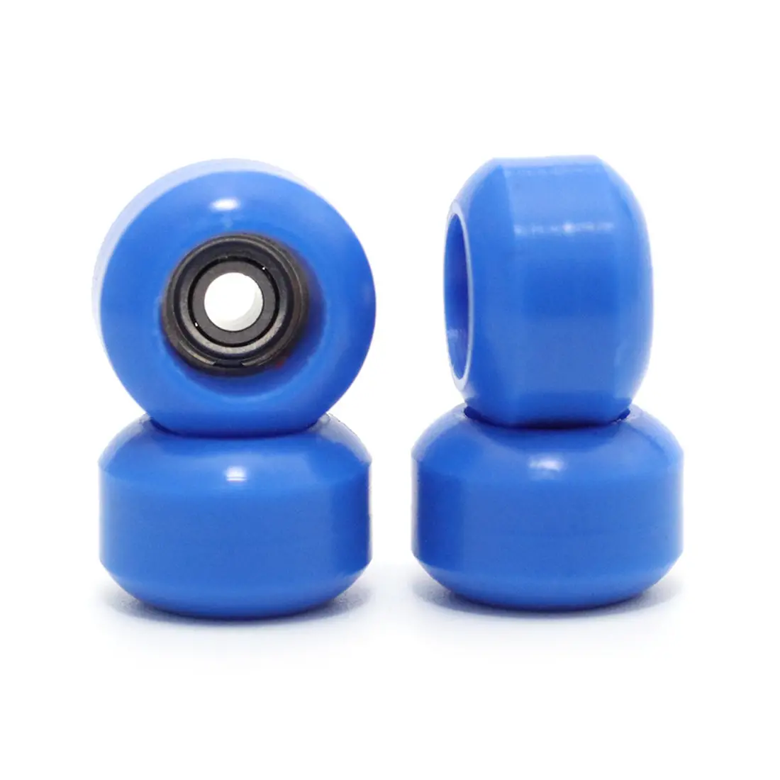 Flatface Street Shape Fingerboard  Wheels - Blue D-Rex Tribute 1