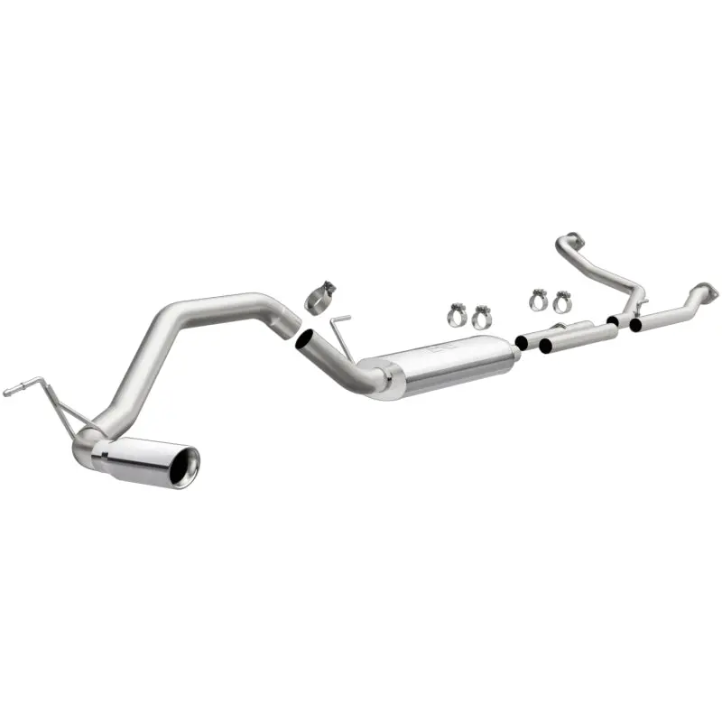 Magnaflow Catback 07-15 Nissan Titan V8 Lgas/Lflex Single Mf Polished Stainless Exhaust 1
